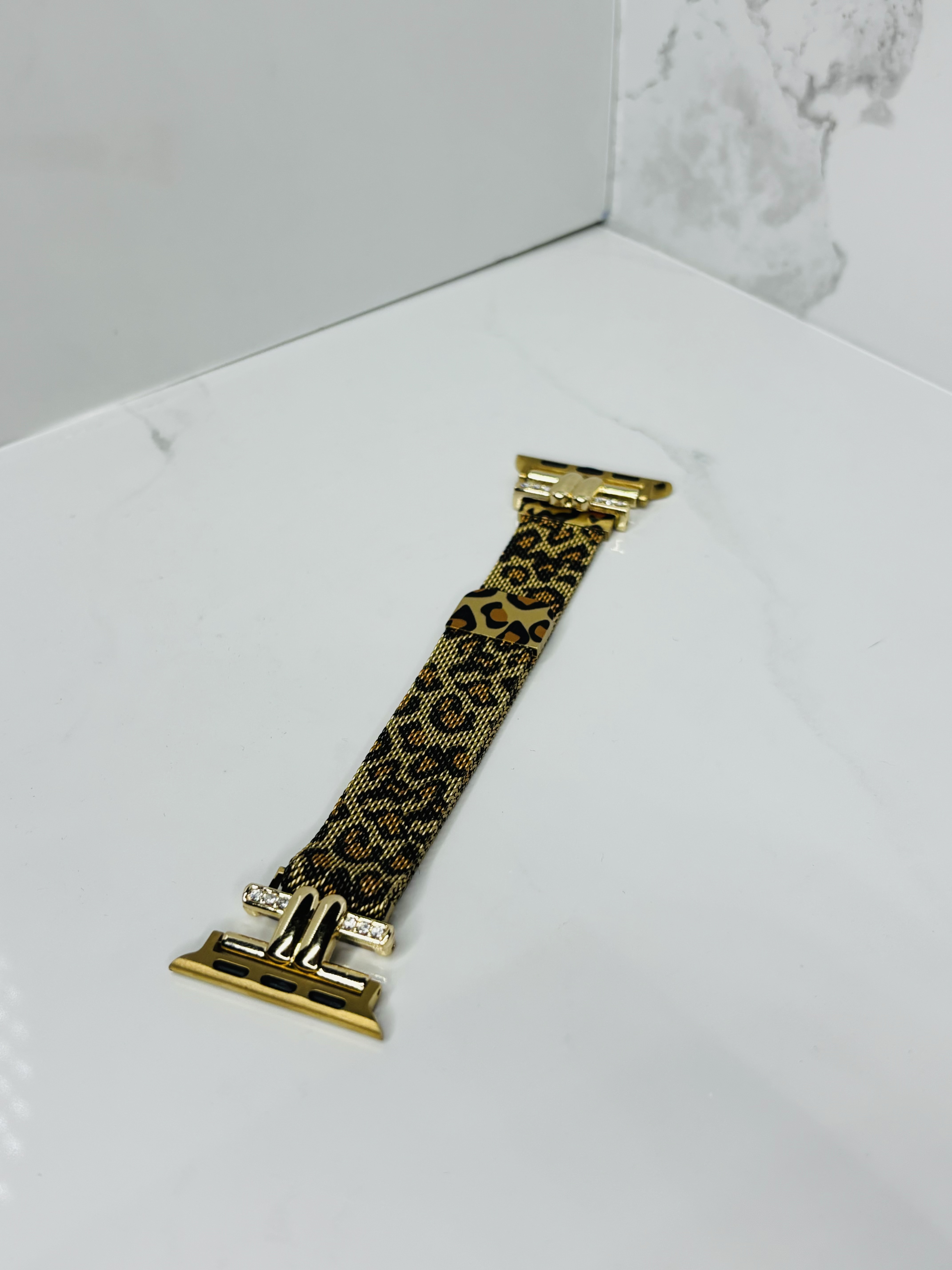 بند پلنگی اپل واچ مدل حصیری سایز ۴۲/۴۴/۴۵