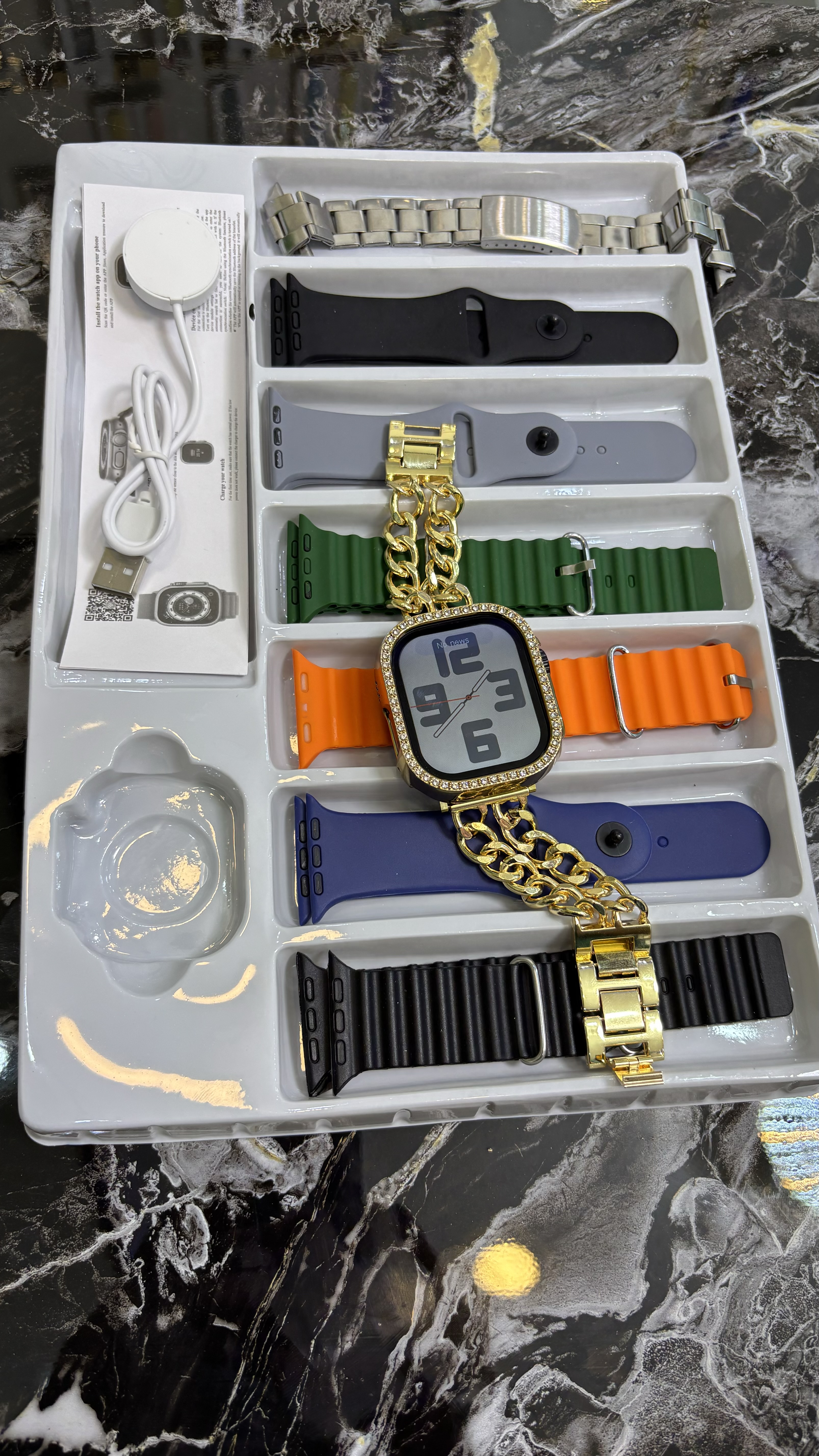 ساعت هوشمند بند کارتیر اولترا ۳+۷بند