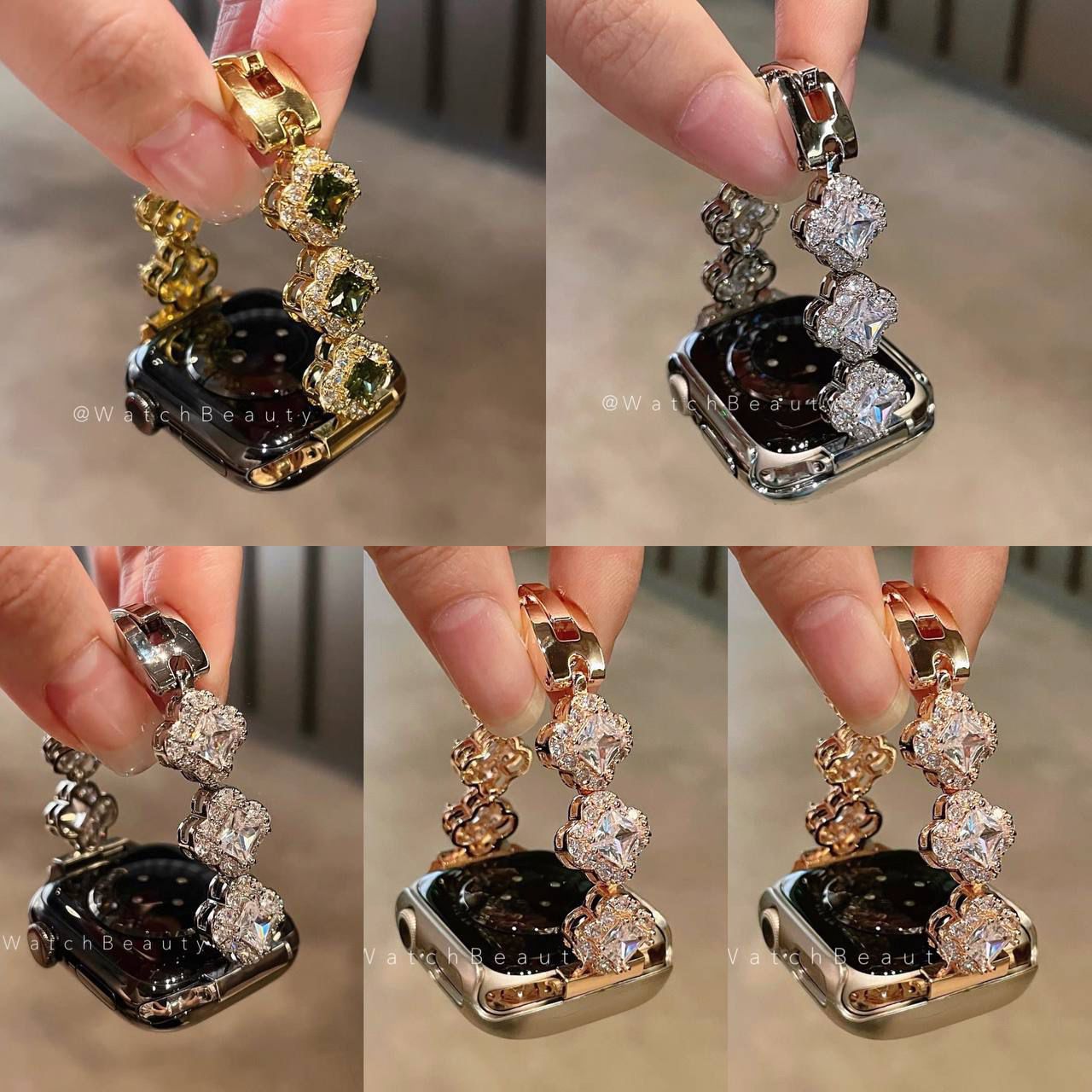 ساعت هوشمند طرح فندی+۳بند