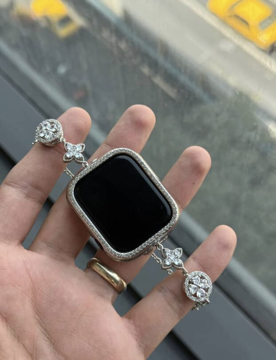 ساعت هوشمند طرح لویی ویتون+۲بند